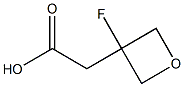 2-(3-fluorooxetan-3-yl)acetic acid Structure