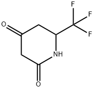 6-(trifluoromethyl)piperidine-2,4-dione 구조식 이미지