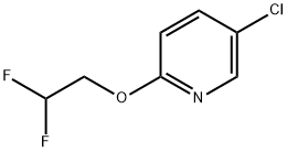 5-chloro-2-(2,2-difluoroethoxy)pyridine 구조식 이미지