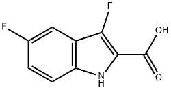 3,5-difluoro-1H-indole-2-carboxylic acid Structure