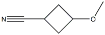 3-methoxycyclobutane-1-carbonitrile 구조식 이미지