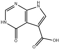 4-hydroxy-7H-pyrrolo[2,3-d]pyrimidine-5-carboxylic acid Structure