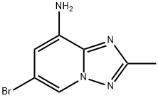 6-bromo-2-methyl-[1,2,4]triazolo[1,5-a]pyridin-8-amine Structure