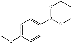 4-methoxyphenylboronic acid-1,3-propanediol ester 구조식 이미지