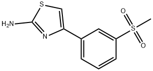 4-(3-methanesulfonylphenyl)-1,3-thiazol-2-amine Structure