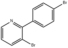 3-Bromo-2-(4-bromophenyl)pyridine 구조식 이미지