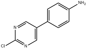 2-CHLORO-5-(4-AMINOPHENYL)PYRIMIDINE Structure