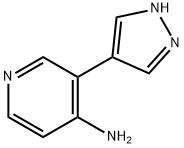 4-Amino-3-(pyrazol-4-yl)pyridine Structure