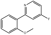 4-Fluoro-2-(2-methoxyphenyl)pyridine Structure