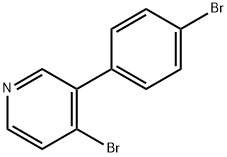 4-Bromo-3-(4-bromophenyl)pyridine Structure