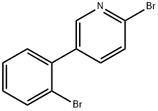 2-BROMO-5-(2-BROMOPHENYL)PYRIDINE 구조식 이미지