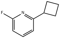 2-Fluoro-6-(cyclobutyl)pyridine Structure