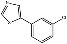 3-(Thiazol-5-yl)chlorobenzene 구조식 이미지