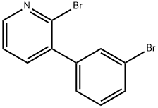 2-BROMO-3-(3-BROMOPHENYL)PYRIDINE Structure