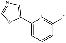 2-Fluoro-6-(thiazol-5-yl)pyridine 구조식 이미지