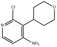 2-CHLORO-4-AMINO-3-(OXAN-4-YL)PYRIDINE 구조식 이미지