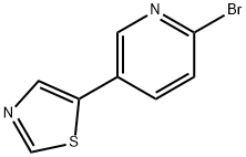2-Bromo-5-(thiazol-5-yl)pyridine 구조식 이미지