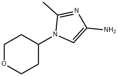 4-Amino-2-methyl-1-(oxan-4-yl)-1H-imidazole Structure