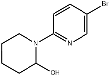 1-(5-BROMOPYRIDIN-2-YL)PIPERIDIN-2-OL 구조식 이미지