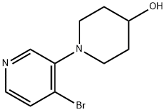 1-(4-BROMOPYRIDIN-3-YL)PIPERIDIN-4-OL Structure
