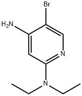 4-Amino-3-bromo-6-diethylaminopyridine Structure