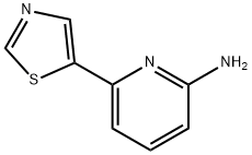 2-AMINO-6-(5-THIAZOLYL)PYRIDINE 구조식 이미지