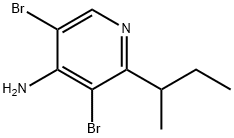 4-Amino-3,5-dibromo-2-(sec-butyl)pyridine Structure