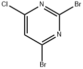 2,4-Dibromo-6-chloropyrimidine Structure