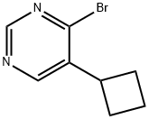 4-Bromo-5-(cyclobutyl)pyrimidine 구조식 이미지