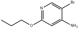 4-Amino-3-bromo-6-(n-propoxy)pyridine Structure
