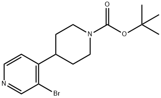 3-BROMO-4-(1-BOC-PIPERIDIN-4-YL)PYRIDINE 구조식 이미지