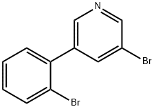 3-BROMO-5-(2-BROMOPHENYL)PYRIDINE Structure