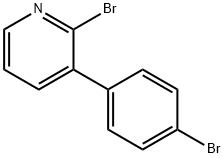 2-BROMO-3-(4-BROMOPHENYL)PYRIDINE Structure