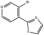 3-Bromo-4-(thiazol-2-yl)pyridine Structure
