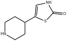 2-Hydroxy-5-(piperidin-4-yl)thiazole Structure