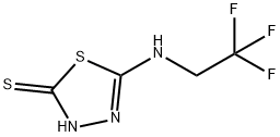 5-[(2,2,2-trifluoroethyl)amino]-1,3,4-thiadiazole-2-thiol Structure