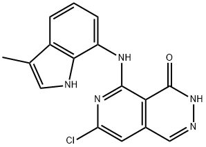 7-chloro-5-((3-methyl-1H-indol-7-yl)amino)pyrido[3,4-d]pyridazin-4(3H)-one Structure