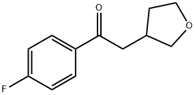 1-(4-fluorophenyl)-2-(oxolan-3-yl)ethan-1-one Structure