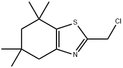 2-(chloromethyl)-5,5,7,7-tetramethyl-4,5,6,7-tetrahydrobenzo[d]thiazole Structure