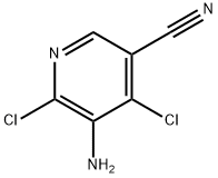 5-amino-4,6-dichloronicotinonitrile Structure