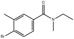 4-Bromo-N-ethyl-N,3-dimethylbenzamide 구조식 이미지