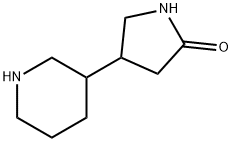 4-(piperidin-3-yl)pyrrolidin-2-one Structure