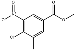 methyl 4-chloro-3-methyl-5-nitrobenzoate Structure