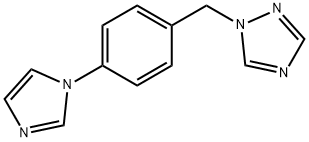 1-(imidazol-1-yl)-4-(1,2,4-triazole-1-yl-methyl)benzene 구조식 이미지