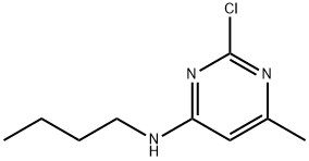 N-butyl-2-chloro-6-methylpyrimidin-4-amine 구조식 이미지