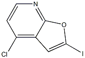4-chloro-2-iodofuro[2,3-b]pyridine 구조식 이미지