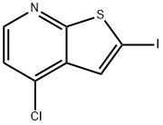 Thieno[2,3-b]pyridine, 4-chloro-2-iodo- Structure