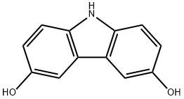 3,6-dihydroxy-9-hydrocarbazole 구조식 이미지