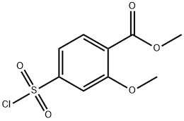 methyl 4-(chlorosulfonyl)-2-methoxybenzoate Structure