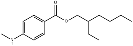 2-Ethylhexyl 4-(methylamino)benzoate Structure